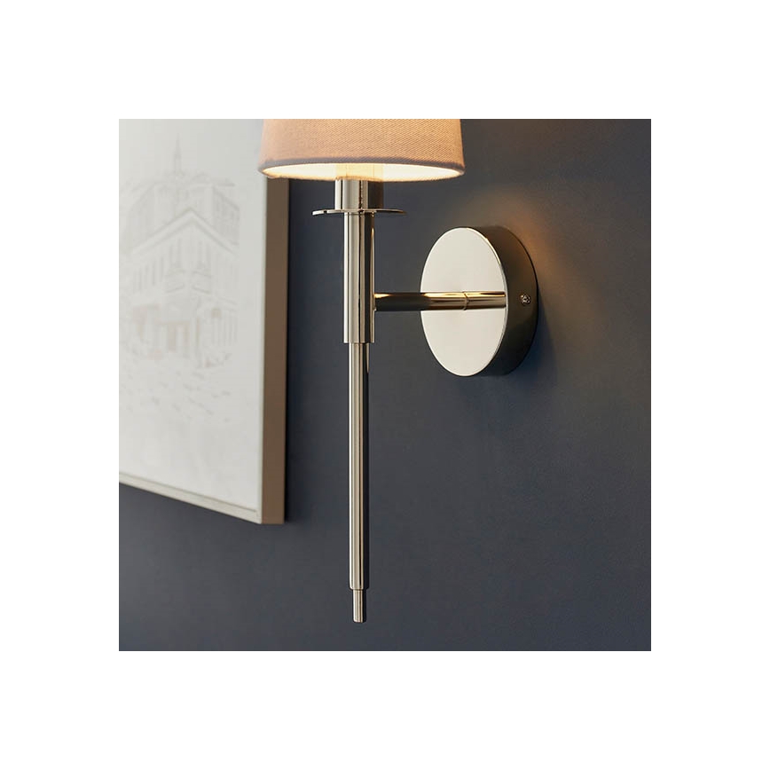 Endon 92949 - Zidna lampa 1xE14/6W/230V bela/sjajni hrom