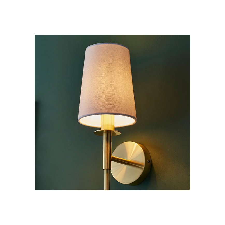 Endon 92955 - Zidna lampa 1xE14/6W/230V bela/zlatna