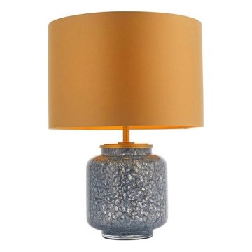 Endon 93067 - Stona lampa ZINNIA 1xE27/10W/230V plava/zlatna