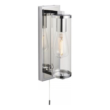Endon 94074 - Kupatilsko zidno svetlo TAYLOR 1xE27/10W/230V IP44 sjajni hrom
