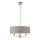 Endon 94377 - Luster na lancu HIGHCLERE 3xE14/40W/230V siva/sjajni hrom, prečnik 45 cm