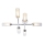 Endon 95045 - Nadgradni luster za kupatilo NATORI 6xG9/3W/230V IP44 sjajni hrom
