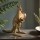 Endon 95075 - Stona lampa KANGAROO 1xE27/10W/230V zlatna