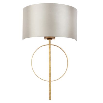 Endon 95210 - Zidna lampa 1xE27/10W/230V siva/mesing