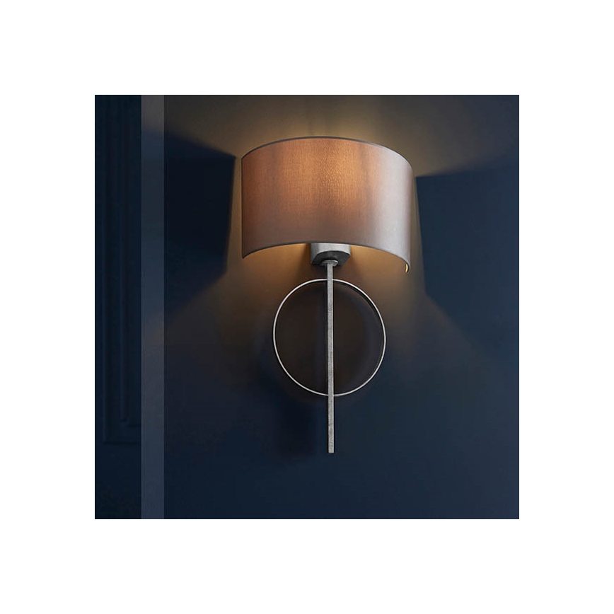 Endon 95214 - Zidna lampa 1xE27/10W/230V siva