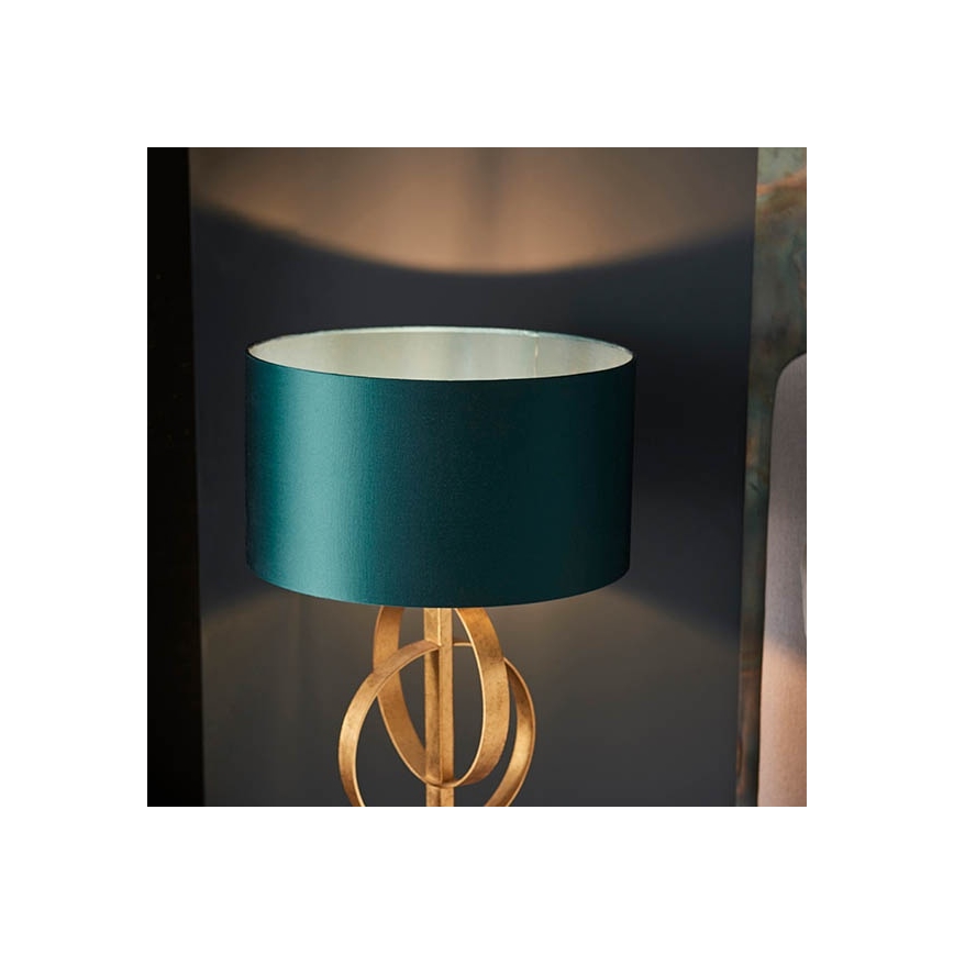 Endon 95221 - Stona lampa 1xE27/10W/230V plava/mesing/crna