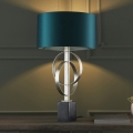 Endon 95225 - Stona lampa 1xE27/10W/230V plava/siva/crna