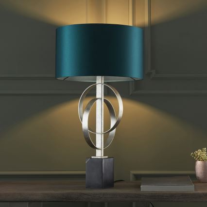 Endon 95225 - Stona lampa 1xE27/10W/230V plava/siva/crna