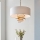 Endon 95268 - Luster na lancu 3xE14/6W/230V Ø 60 cm bela/mesing
