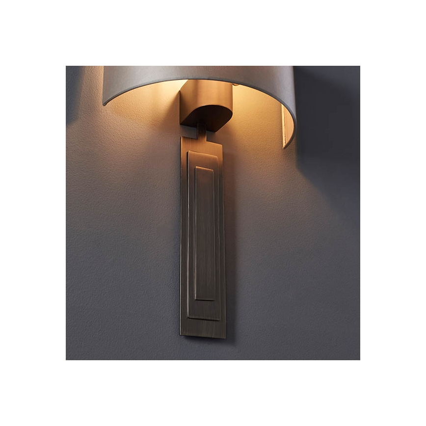 Endon 95271 - Zidno svetlo CARLTON 1xE27/10W/230V bronza