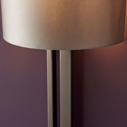 Endon 95449 - Zidna lampa 1xE27/10W/230V bež/mat hrom