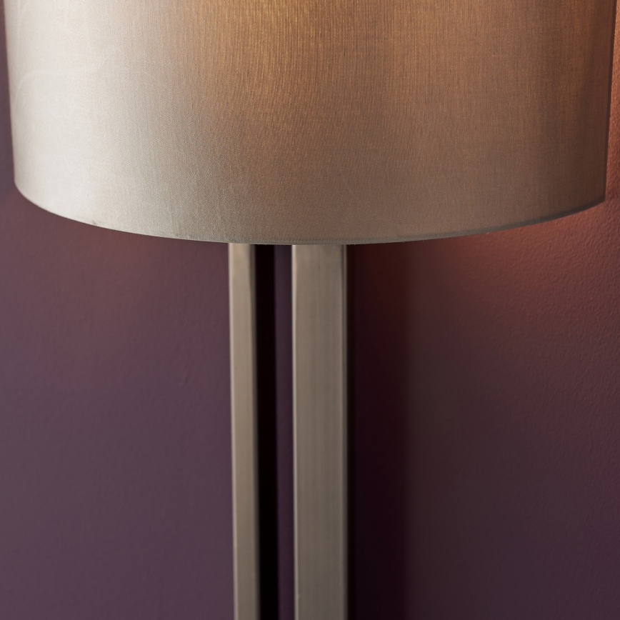 Endon 95449 - Zidna lampa 1xE27/10W/230V bež/mat hrom