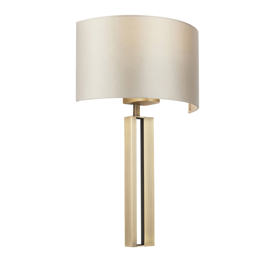 Endon 95452 - Zidna lampa 1xE27/10W/230V bež/zlatna