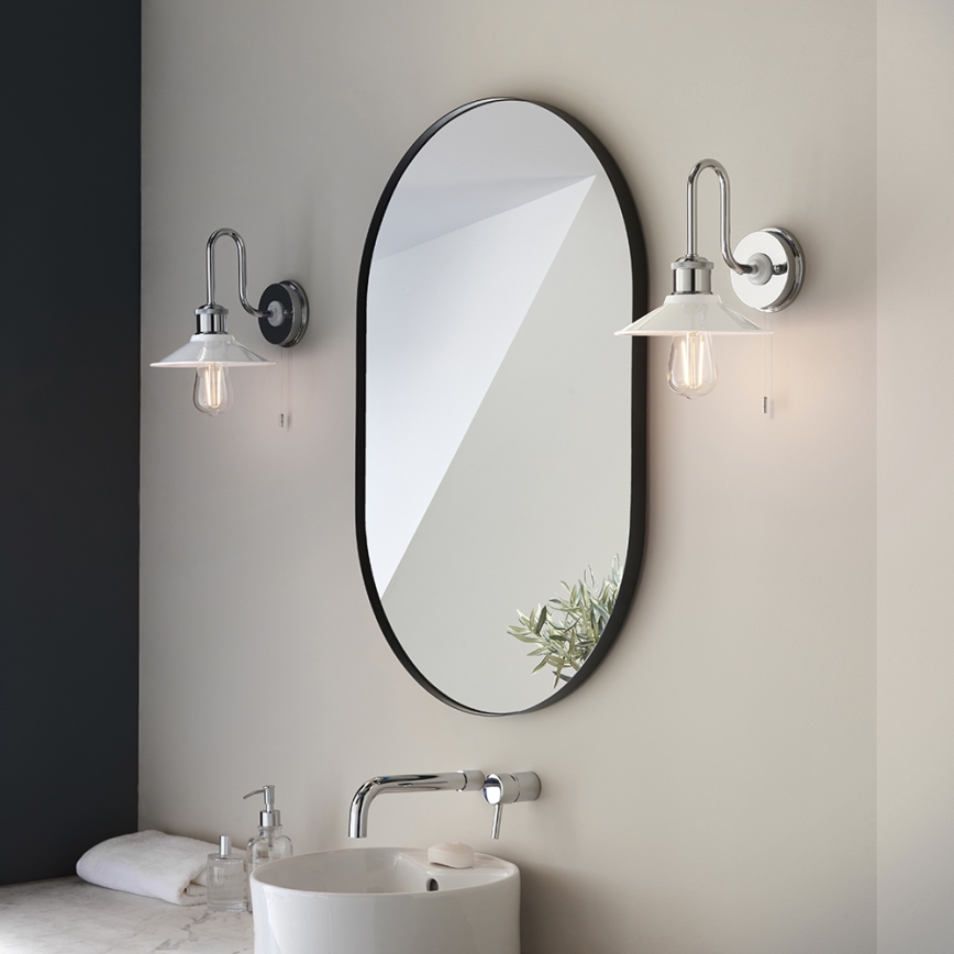Endon 95508 - Kupatilsko zidno svetlo MARIS 1xE27/6W/230V IP44 sjajni hrom/bela