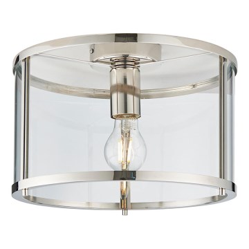 Endon 96150 - Plafonsko svetlo HOPTON 1xE27/10W/230V sjajni hrom