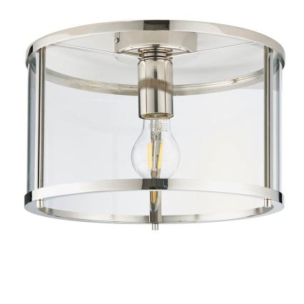 Endon 96150 - Plafonsko svetlo HOPTON 1xE27/10W/230V sjajni hrom