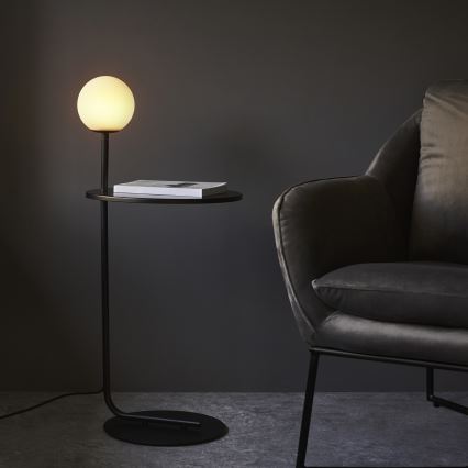 Endon 96713 - Podna lampa HALO 1xG9/3W/230V crna/bela