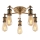 Endon 97244 - spot svetiljka HAL 5xE27/40W/230V mesing