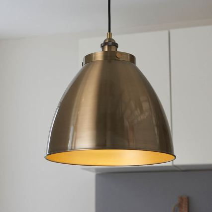 Endon 98744 - Luster na sajli FRANKLIN 1xE27/10W/230V mesing