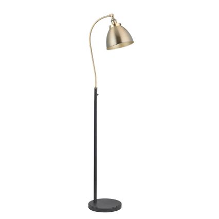 Endon 98748 - Podna lampa FRANKLIN 1xE27/10W/230V mesing/crna