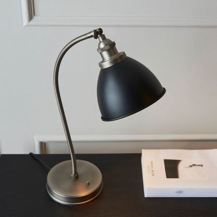 Endon 98752 - Stona lampa FRANKLIN 1xE14/7W/230V mat hrom/antracit