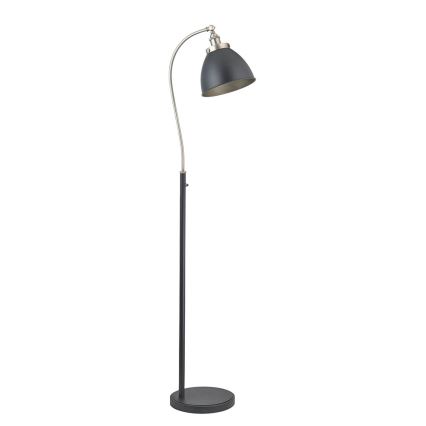 Endon 98753 - Podna lampa FRANKLIN 1xE27/10W/230V mat hrom/antracit