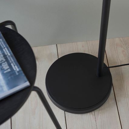 Endon 98753 - Podna lampa FRANKLIN 1xE27/10W/230V mat hrom/antracit