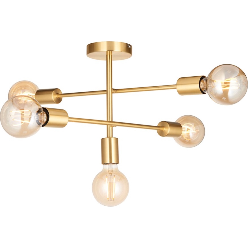 Endon 98786 - Luster na štapu SOHAN 5xE27/10W/230V mesing