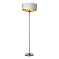 Endon 98935 - Podna lampa HIGHCLERE 3xE14/40W/230V bela/mesing prečnik 47 cm