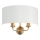 Endon 98937 - Zidna svetiljka HIGHCLERE 2xE14/40W/230V bela/mesing