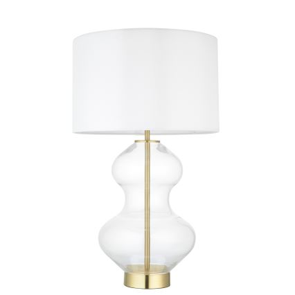Endon 99110 - Stona lampa prigušiva KELDA 1xE27/10W/230V bela/zlatna