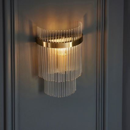 Endon 99168 - Zidna lampa MARIETTA 1xE14/6W/230V mesing/prozirno