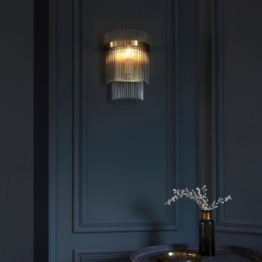 Endon 99168 - Zidna lampa MARIETTA 1xE14/6W/230V mesing/prozirno