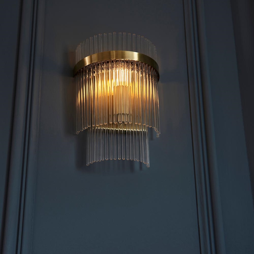 Endon 99168 - Zidna lampa MARIETTA 1xE14/6W/230V mesing/prozirno