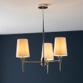 Endon 99455 - Luster na stalku 3xE14/6W/230V sjajni hrom/bela