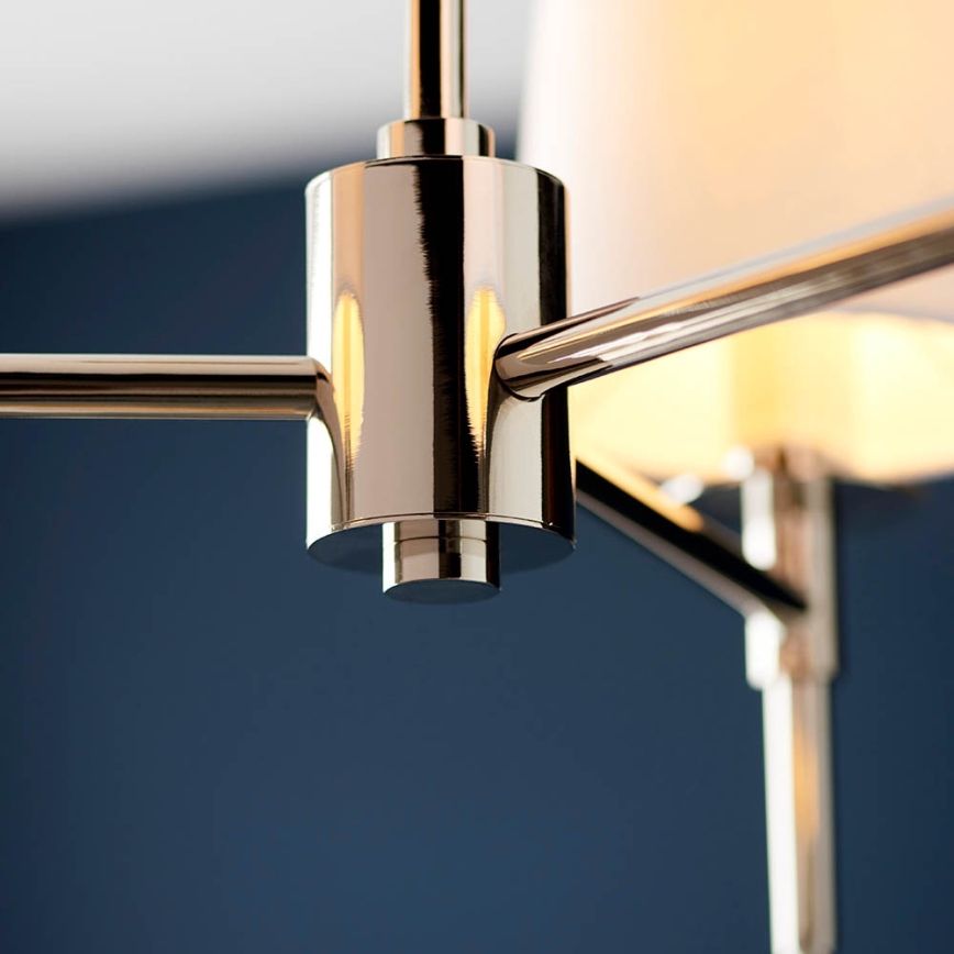 Endon 99455 - Luster na stalku 3xE14/6W/230V sjajni hrom/bela