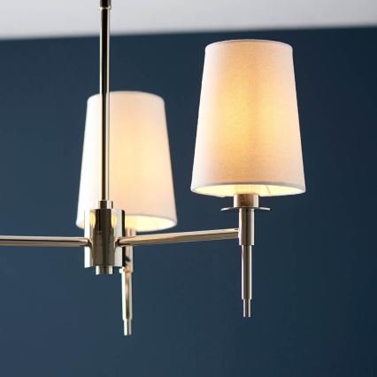 Endon 99455 - Luster na stalku 3xE14/6W/230V sjajni hrom/bela