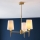 Endon 99456 - Luster na šipci 3xE14/6W/230V zlatna/bela
