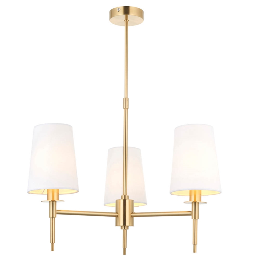 Endon 99456 - Luster na šipci 3xE14/6W/230V zlatna/bela