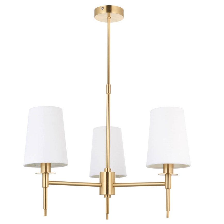 Endon 99456 - Luster na šipci 3xE14/6W/230V zlatna/bela