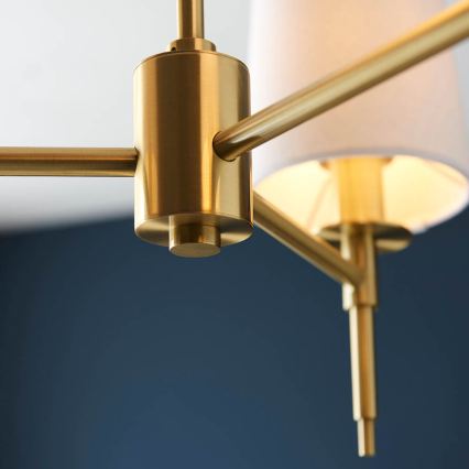 Endon 99456 - Luster na šipci 3xE14/6W/230V zlatna/bela