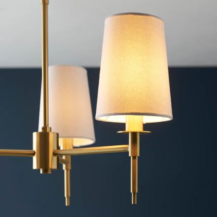 Endon 99456 - Luster na šipci 3xE14/6W/230V zlatna/bela