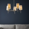 Endon 99457 - Luster na lancu 5xE14/6W/230V sjajni hrom/bela