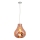 Endon 99790 - Luster na sajli EUROPA 1xE27/10W/230V u zadimljenoj braon boji