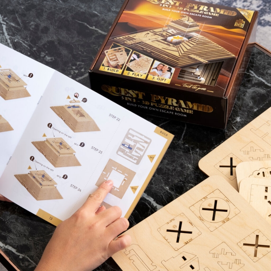 EscapeWelt - 3D drvena mehanička slagalica Piramida