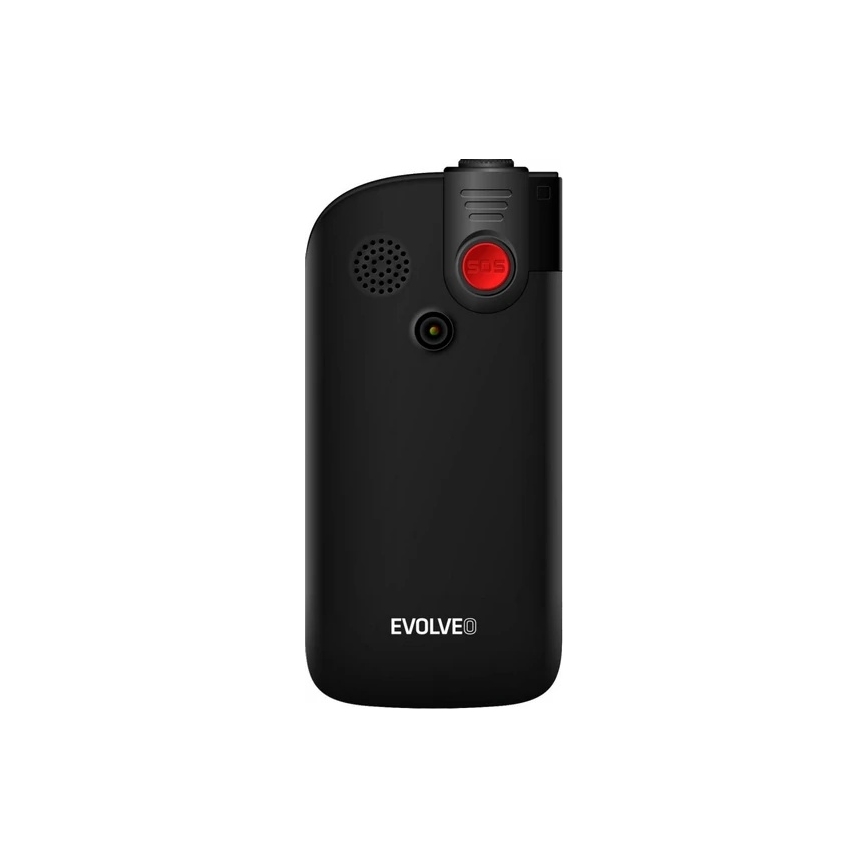 Evolveo - EasyPhone FL, mobilni telefon za starije osobe, crne boje