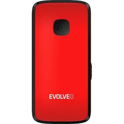 Evolveo - EasyPhone ID: mobilni telefon za starije osobe, crvene boje