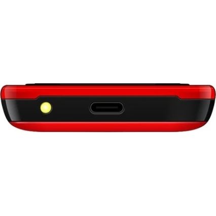 Evolveo - EasyPhone ID: mobilni telefon za starije osobe, crvene boje