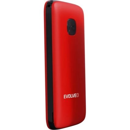 Evolveo - EasyPhone ID: mobilni telefon za starije osobe, crvene boje