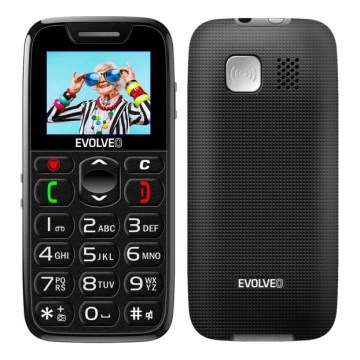 Evolveo - EasyPhone mobilni telefon za seniore, crna